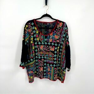 JOHNNY WAS TAMRYN BLOUSE - SZ XL